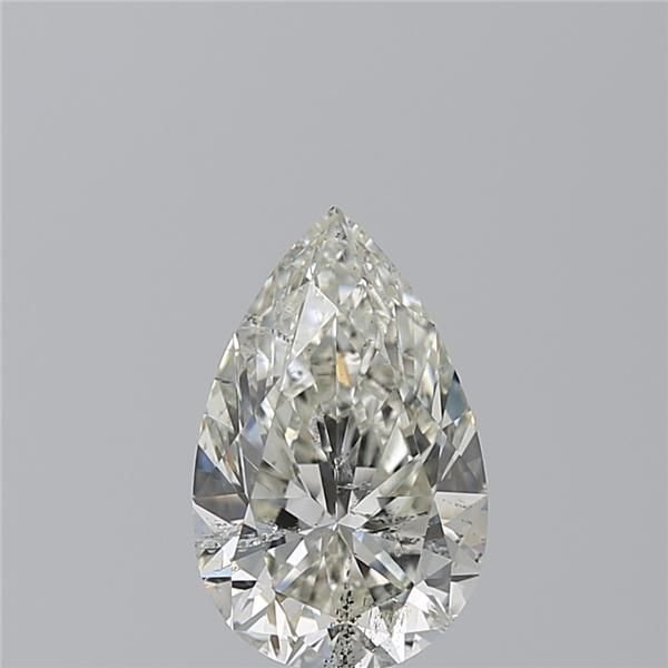 2.55ct H SI2 Rare Carat Ideal Cut Pear Diamond