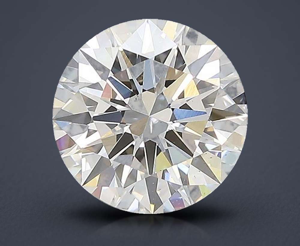 2.13ct E VS2 Rare Carat Ideal Cut Round Lab Grown Diamond