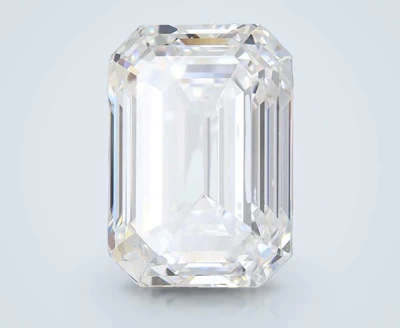 5.10ct H VVS2 Rare Carat Ideal Cut Emerald Lab Grown Diamond