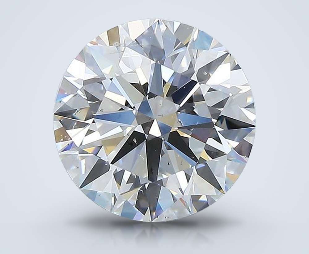 3.00ct F SI2 Rare Carat Ideal Cut Round Diamond