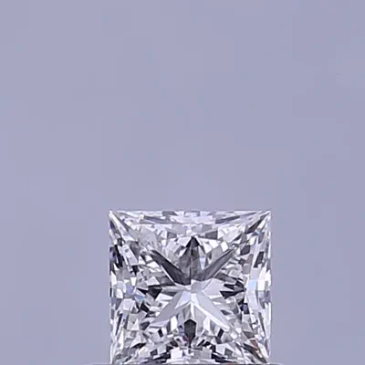 0.54ct D VVS1 Rare Carat Ideal Cut Princess Lab Grown Diamond
