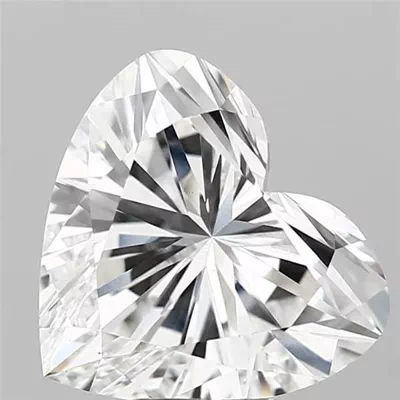 5.09ct F VS1 Rare Carat Ideal Cut Heart Lab Grown Diamond