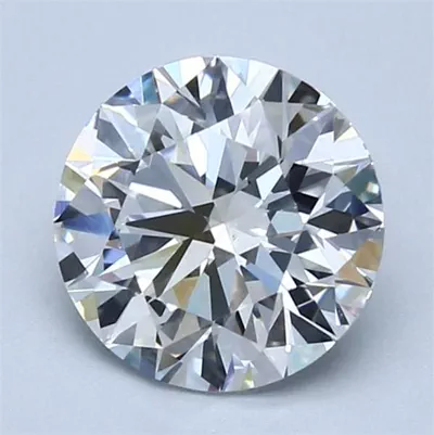 2.06ct D VS2 Rare Carat Ideal Cut Round Diamond