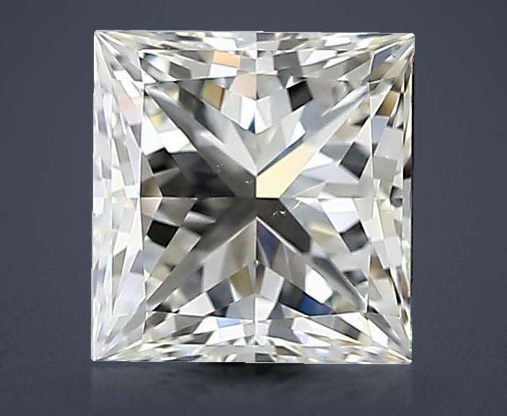 1.51ct K VS1 Rare Carat Ideal Cut Princess Diamond