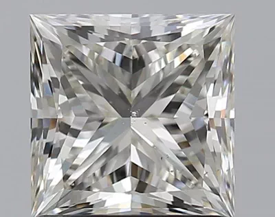 1.31ct K SI1 Rare Carat Ideal Cut Princess Diamond