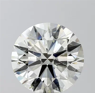 7.01ct J SI2 Ideal Cut Round Diamond