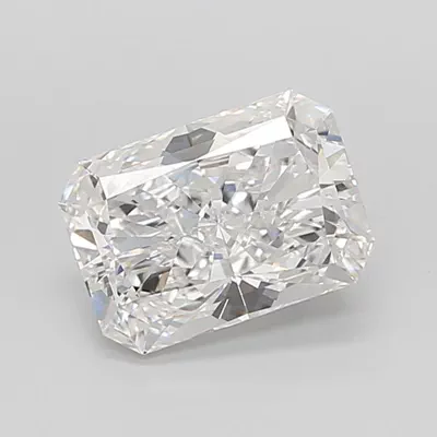 4.02ct F VVS2 Rare Carat Ideal Cut Radiant Lab Grown Diamond
