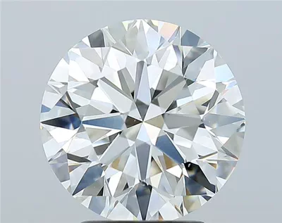 3.02ct H VS2 Rare Carat Ideal Cut Round Diamond