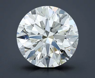 3.02ct H VS2 Rare Carat Ideal Cut Round Diamond