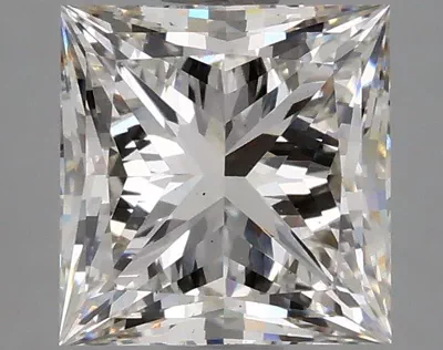 2.51ct H VS1 Rare Carat Ideal Cut Princess Lab Grown Diamond