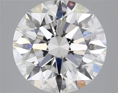 2.51ct E SI1 Rare Carat Ideal Cut Round Diamond