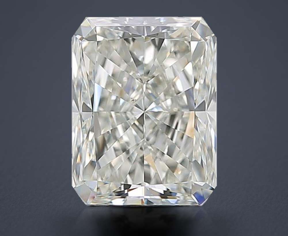 1.70ct J VS2 Rare Carat Ideal Cut Radiant Diamond