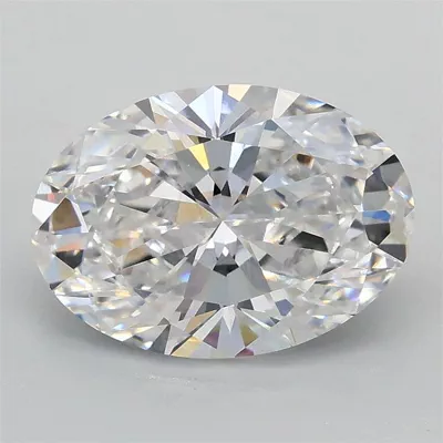 2.07ct D VS1 Rare Carat Ideal Cut Oval Lab Grown Diamond