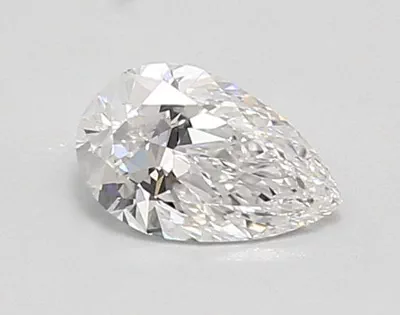 0.69ct D VVS2 Rare Carat Ideal Cut Pear Lab Grown Diamond