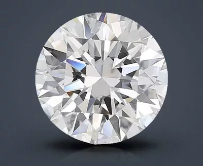 3.41ct E VVS1 Rare Carat Ideal Cut Round Diamond