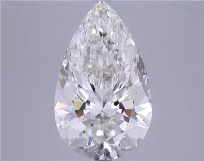 6.21ct G VS2 Rare Carat Ideal Cut Pear Lab Grown Diamond