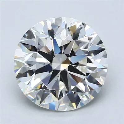 3.51ct H SI1 Rare Carat Ideal Cut Round Diamond