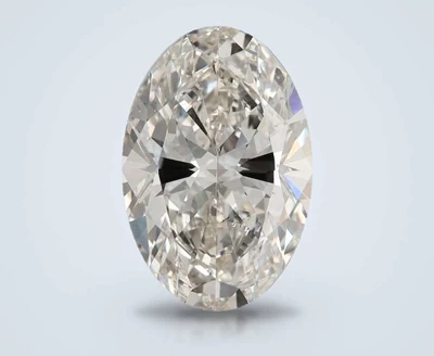 3.09ct K SI1 Rare Carat Ideal Cut Oval Diamond