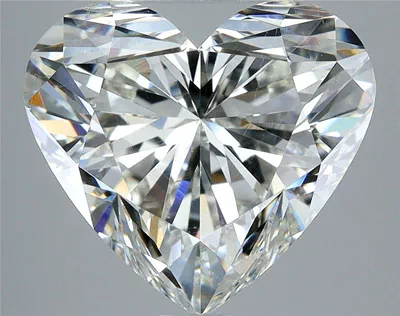 3.03ct K SI1 Rare Carat Ideal Cut Heart Diamond