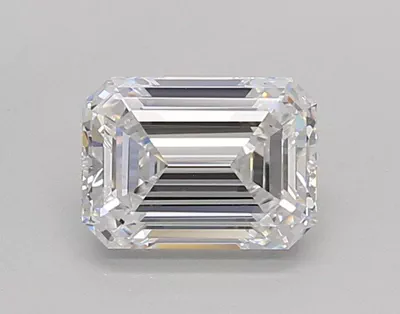 1.01ct D VVS1 Rare Carat Ideal Cut Emerald Lab Grown Diamond