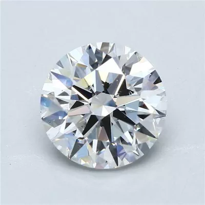 3.35ct F SI1 Rare Carat Ideal Cut Round Diamond