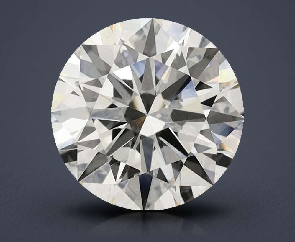3.32ct I VS1 Very Good Cut Round Lab Grown Diamond