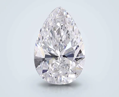 4.09ct D VS1 Rare Carat Ideal Cut Pear Lab Grown Diamond