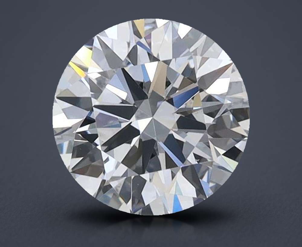 1.02ct E FL Rare Carat Ideal Cut Round Lab Grown Diamond