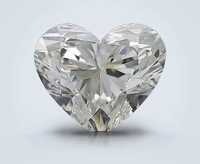 2.01ct K SI1 Rare Carat Ideal Cut Heart Diamond