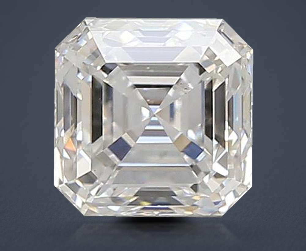 1.74ct D VS1 Rare Carat Ideal Cut Asscher Lab Grown Diamond