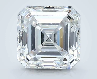 1.10ct E SI1 Rare Carat Ideal Cut Asscher Diamond