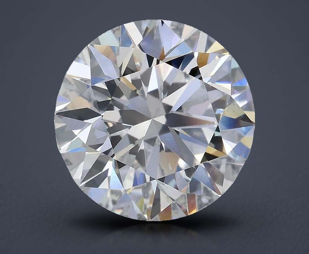 4.01ct D VS2 Rare Carat Ideal Cut Round Lab Grown Diamond