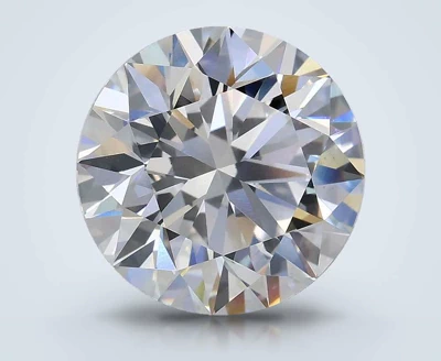 4.01ct D VS2 Rare Carat Ideal Cut Round Lab Grown Diamond