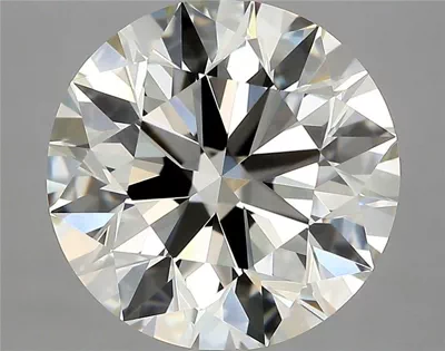 3.74ct K VS1 Rare Carat Ideal Cut Round Diamond