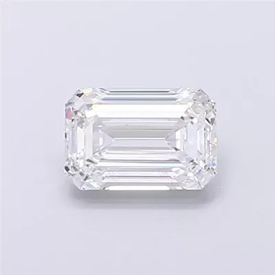 1.13ct D VVS2 Rare Carat Ideal Cut Emerald Lab Grown Diamond