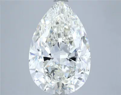 6.02ct I VS2 Rare Carat Ideal Cut Pear Diamond