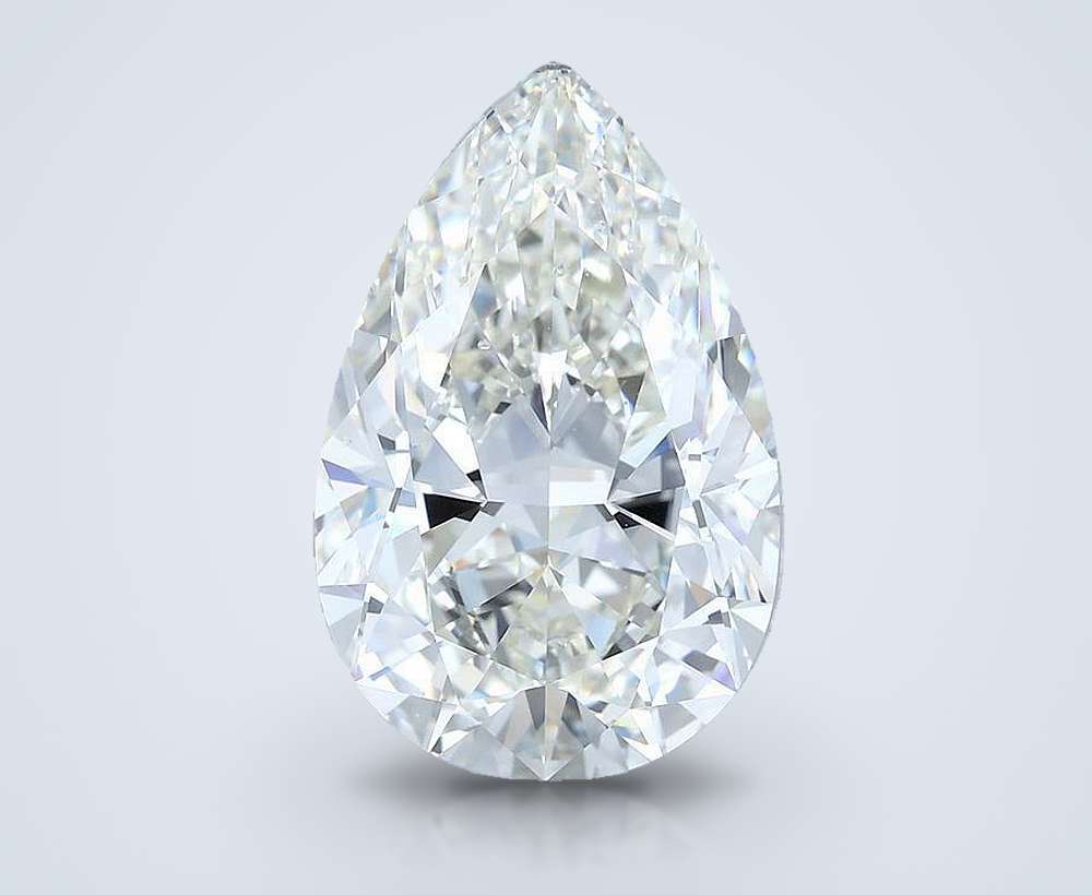 6.02ct I VS2 Rare Carat Ideal Cut Pear Diamond