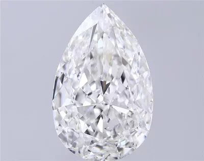 12.05ct F VS2 Rare Carat Ideal Cut Pear Lab Grown Diamond