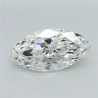 2.52ct E VVS2 Rare Carat Ideal Cut Marquise Lab Grown Diamond
