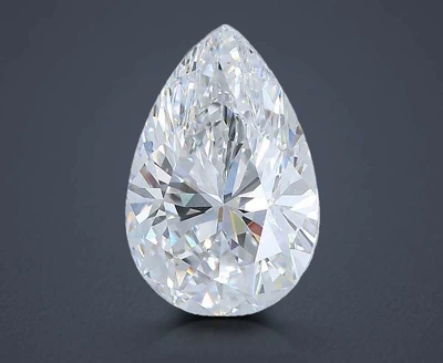 4.03ct F VS1 Very Good Cut Pear Diamond