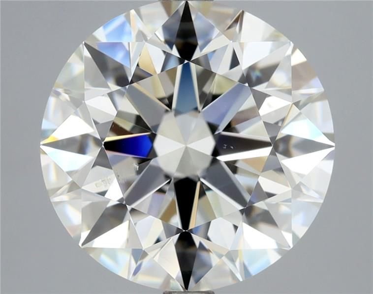4.20ct I SI1 Rare Carat Ideal Cut Round Diamond