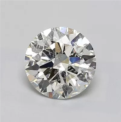 2.51ct H SI2 Rare Carat Ideal Cut Round Diamond