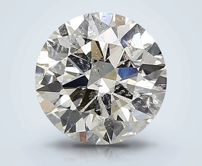 2.51ct H SI2 Rare Carat Ideal Cut Round Diamond