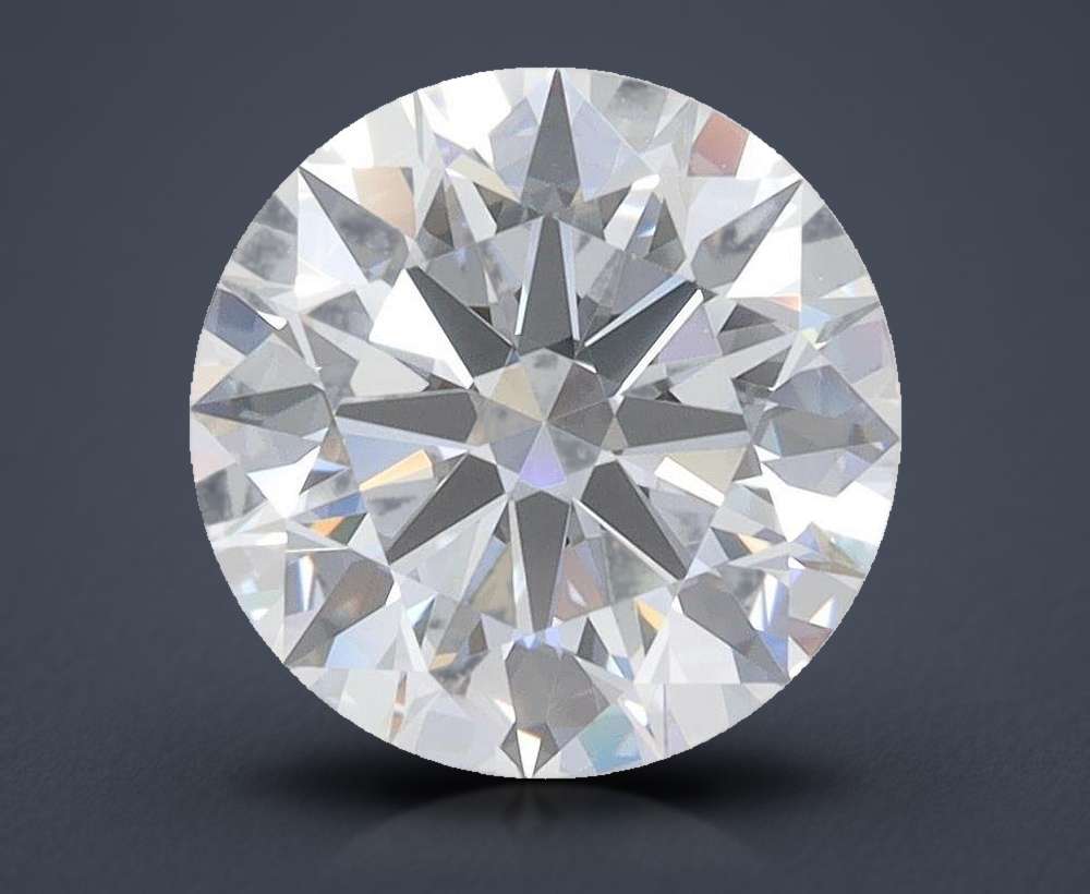 2.68ct D IF Rare Carat Ideal Cut Round Lab Grown Diamond