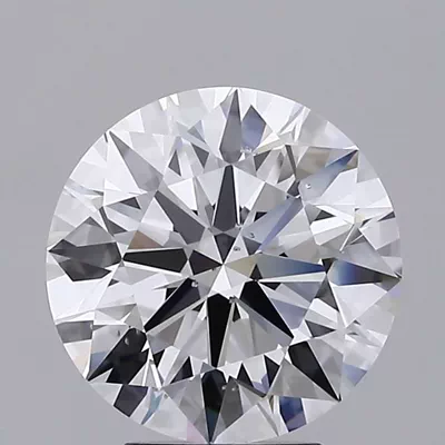 4.03ct F SI1 Rare Carat Ideal Cut Round Lab Grown Diamond