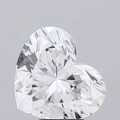 5.58ct E VS1 Rare Carat Ideal Cut Heart Lab Grown Diamond