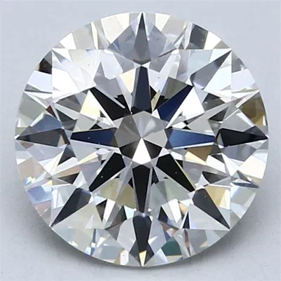 3.03ct F VS1 Rare Carat Ideal Cut Round Lab Grown Diamond