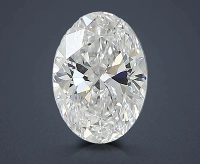 0.91ct D VVS2 Rare Carat Ideal Cut Oval Lab Grown Diamond