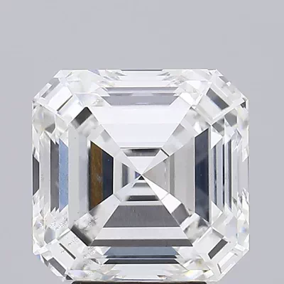 5.07ct G SI1 Rare Carat Ideal Cut Asscher Lab Grown Diamond