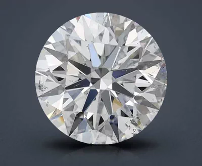 3.14ct D SI2 Rare Carat Ideal Cut Round Diamond